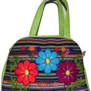 Beautiful Embroidered Shoulder Bag Handmade in Per